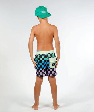 Hello Stranger Super Board Shorts - Multi Check